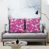 Hawaii Monstera Deliciosa Pillow Cover Pink Plumeria Polynesian Pattern LT05 - Polynesian Pride