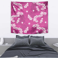 Hawaii Monstera Deliciosa Tapestry Pink Plumeria Polynesian Pattern LT05 - Polynesian Pride