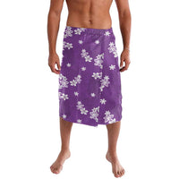 Hawaii Monstera Deliciosa Lavalava Purple Plumeria Polynesian Pattern LT05 Purple - Polynesian Pride