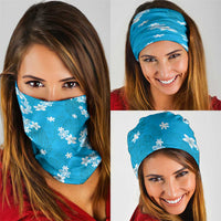 Hawaii Monstera Deliciosa Neck Gaiter Blue Plumeria Polynesian Pattern LT05 - Polynesian Pride