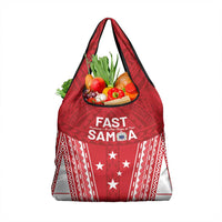 Samoa FAST Grocery Bag Forever Proud Samoan Tribal Pattern LT05 1-pack One Size Red - Polynesian Pride