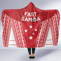 Samoa FAST Hooded Blanket Forever Proud Samoan Tribal Pattern LT05 One Size Red - Polynesian Pride