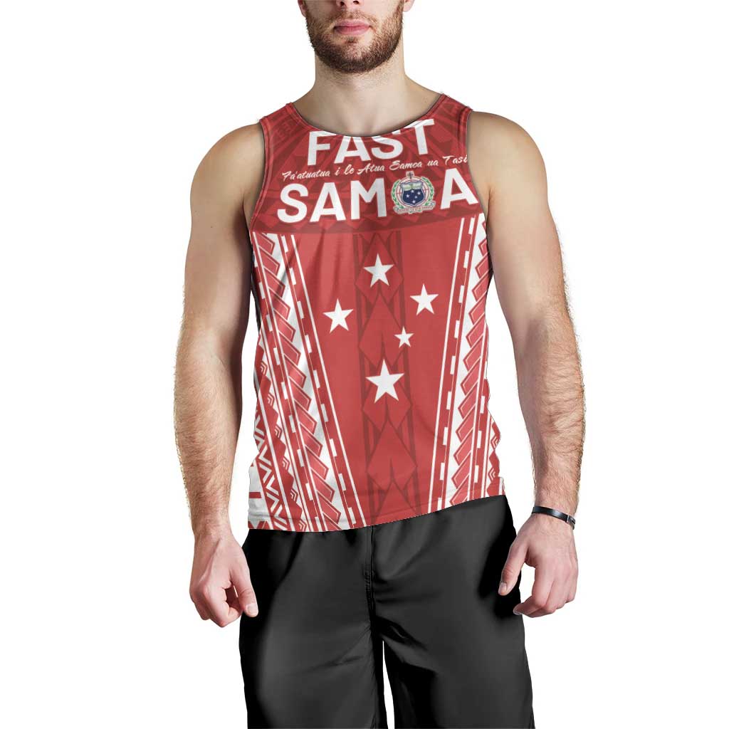 Samoa FAST Men Tank Top Forever Proud Samoan Tribal Pattern LT05 - Polynesian Pride