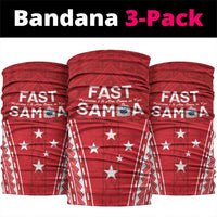 Samoa FAST Neck Gaiter Forever Proud Samoan Tribal Pattern LT05 package One Size: 25*50cm Red - Polynesian Pride