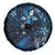 Hawaii Makahiki Season Spare Tire Cover Floral Tribal Tattoo Blue Galaxy