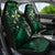 Hawaii Makahiki Season Car Seat Cover Floral Tribal Tattoo Green Galaxy