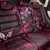 Hawaii Makahiki Season Back Car Seat Cover Floral Tribal Tattoo Pink Galaxy