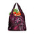 Hawaii Makahiki Season Grocery Bag Floral Tribal Tattoo Pink Galaxy