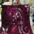 Hawaii Makahiki Season Quilt Floral Tribal Tattoo Pink Galaxy