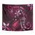 Hawaii Makahiki Season Tapestry Floral Tribal Tattoo Pink Galaxy