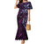 Hawaii Makahiki Season Mermaid Dress Floral Tribal Tattoo Purple Galaxy