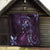 Hawaii Makahiki Season Quilt Floral Tribal Tattoo Purple Galaxy