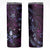 Hawaii Makahiki Season Skinny Tumbler Floral Tribal Tattoo Purple Galaxy