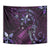 Hawaii Makahiki Season Tapestry Floral Tribal Tattoo Purple Galaxy