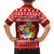 Personalized Tonga Christmas Family Matching Off Shoulder Long Sleeve Dress and Hawaiian Shirt Kilisimasi Fiefia Santas Coat Of Arms LT05 - Polynesian Pride