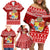 Personalized Tonga Christmas Family Matching Off Shoulder Short Dress and Hawaiian Shirt Kilisimasi Fiefia Santas Coat Of Arms LT05 - Polynesian Pride