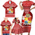 Personalized Tonga Christmas Family Matching Short Sleeve Bodycon Dress and Hawaiian Shirt Kilisimasi Fiefia Santas Coat Of Arms LT05 - Polynesian Pride