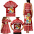 Personalized Tonga Christmas Family Matching Tank Maxi Dress and Hawaiian Shirt Kilisimasi Fiefia Santas Coat Of Arms LT05 - Polynesian Pride