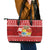 Tonga Christmas Leather Tote Bag Kilisimasi Fiefia Santas Coat Of Arms LT05 - Polynesian Pride