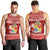 Personalized Tonga Christmas Men Tank Top Kilisimasi Fiefia Santas Coat Of Arms LT05 - Polynesian Pride