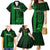 Personalized Hawaii Hauoli Makahiki Hou Family Matching Mermaid Dress and Hawaiian Shirt Lono Hawaiian God Kakau Polynesian Tribal Green LT05 - Polynesian Pride