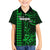 Personalized Hawaii Hauoli Makahiki Hou Family Matching Puletasi Dress and Hawaiian Shirt Lono Hawaiian God Kakau Polynesian Tribal Green LT05 Son's Shirt Green - Polynesian Pride