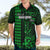 Personalized Hawaii Hauoli Makahiki Hou Hawaiian Shirt Lono Hawaiian God Kakau Polynesian Tribal Green LT05 - Polynesian Pride