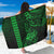 Hawaii Hauoli Makahiki Hou Sarong Lono Hawaiian God Kakau Polynesian Tribal Green LT05 One Size 44 x 66 inches Green - Polynesian Pride