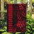 Hawaii Hauoli Makahiki Hou Garden Flag Lono Hawaiian God Kakau Polynesian Tribal Red LT05 Garden Flag Red - Polynesian Pride