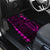 Hawaii Hauoli Makahiki Hou Car Mats Lono Hawaiian God Kakau Polynesian Tribal Pink LT05 - Polynesian Pride