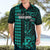 Personalized Hawaii Hauoli Makahiki Hou Hawaiian Shirt Lono Hawaiian God Kakau Polynesian Tribal Turquoise LT05 - Polynesian Pride