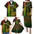 Personalized Hawaii Hauoli Makahiki Hou Family Matching Puletasi Dress and Hawaiian Shirt Lono Hawaiian God Kakau Polynesian Tribal Reggae LT05 - Polynesian Pride