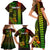 Personalized Hawaii Hauoli Makahiki Hou Family Matching Short Sleeve Bodycon Dress and Hawaiian Shirt Lono Hawaiian God Kakau Polynesian Tribal Reggae LT05 - Polynesian Pride