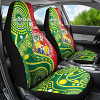 Tonga Australia Rugby Car Seat Cover Kangaroos And Tonga Mate Maa Together LT05 - Polynesian Pride