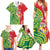 Custom Tonga Australia Rugby Family Matching Summer Maxi Dress and Hawaiian Shirt Kangaroos And Tonga Mate Maa Together