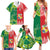 Custom Tonga XIII And Australia Kangaroos Family Matching Summer Maxi Dress and Hawaiian Shirt Mate Maa Tongan Ngatu With Aboriginal