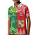 Custom Tonga XIII And Australia Kangaroos Kid Polo Shirt Mate Maa Tongan Ngatu With Aboriginal