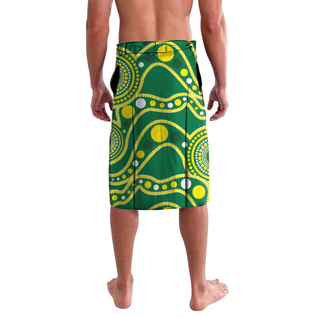 Custom Tonga XIII And Australia Kangaroos Lavalava Mate Maa Tongan Ngatu With Aboriginal LT05 - Polynesian Pride