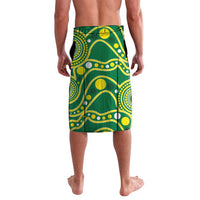 Custom Tonga XIII And Australia Kangaroos Lavalava Mate Maa Tongan Ngatu With Aboriginal LT05 - Polynesian Pride