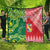 Custom Tonga XIII And Australia Kangaroos Quilt Mate Maa Tongan Ngatu With Aboriginal