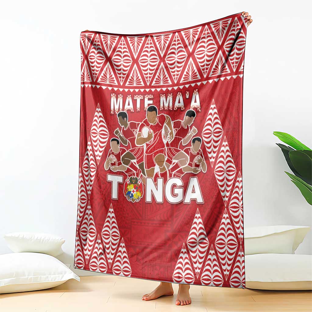 Tonga Rugby Blanket Tonga Mate Ma'a Take The Lead LT05 - Polynesian Pride