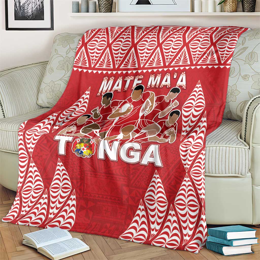 Tonga Rugby Blanket Tonga Mate Ma'a Take The Lead LT05 - Polynesian Pride
