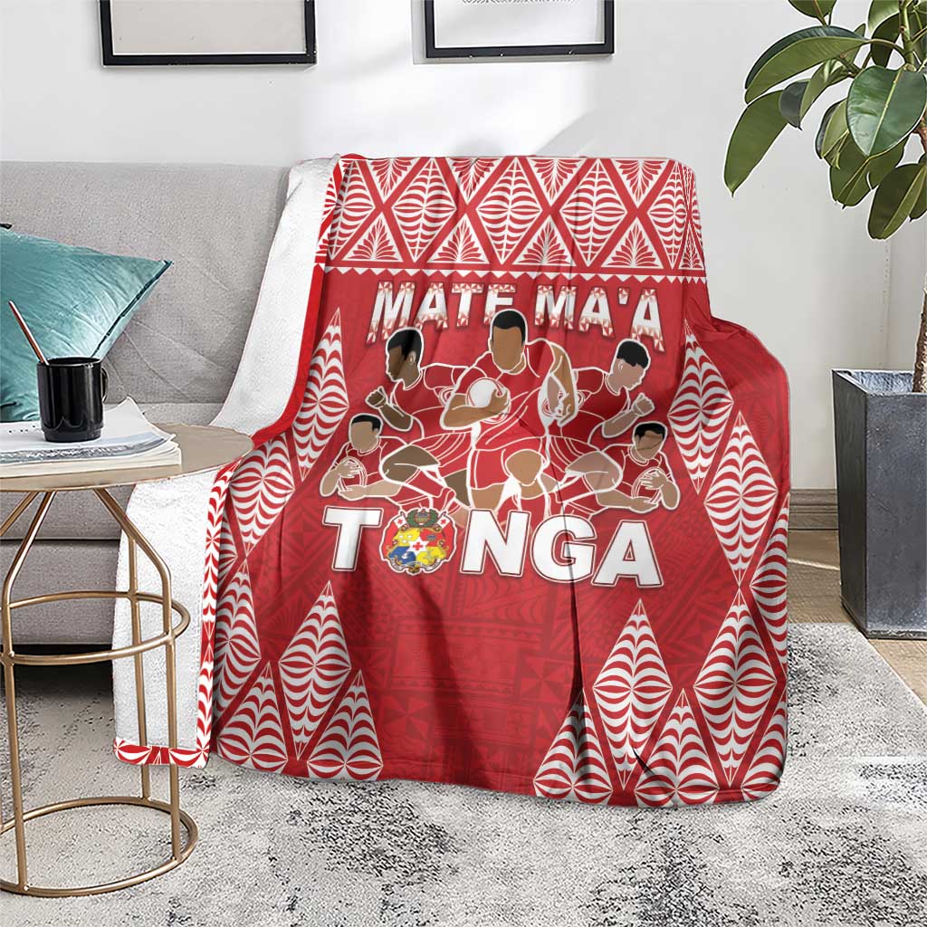 Tonga Rugby Blanket Tonga Mate Ma'a Take The Lead LT05 - Polynesian Pride