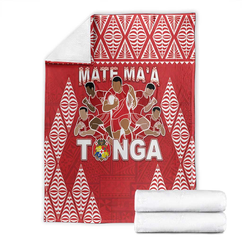 Tonga Rugby Blanket Tonga Mate Ma'a Take The Lead LT05 - Polynesian Pride