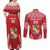 Custom Tonga Rugby Couples Matching Off Shoulder Maxi Dress and Long Sleeve Button Shirt Tonga Mate Ma'a Take The Lead