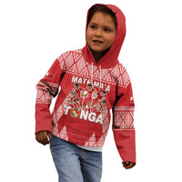 Custom Tonga Rugby Kid Hoodie Tonga Mate Ma'a Take The Lead LT05 - Polynesian Pride
