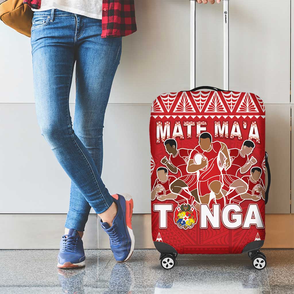 Tonga Rugby Luggage Cover Tonga Mate Ma'a Take The Lead LT05 - Polynesian Pride