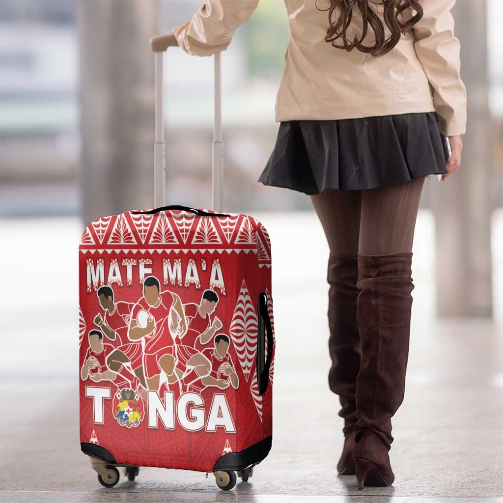 Tonga Rugby Luggage Cover Tonga Mate Ma'a Take The Lead LT05 - Polynesian Pride