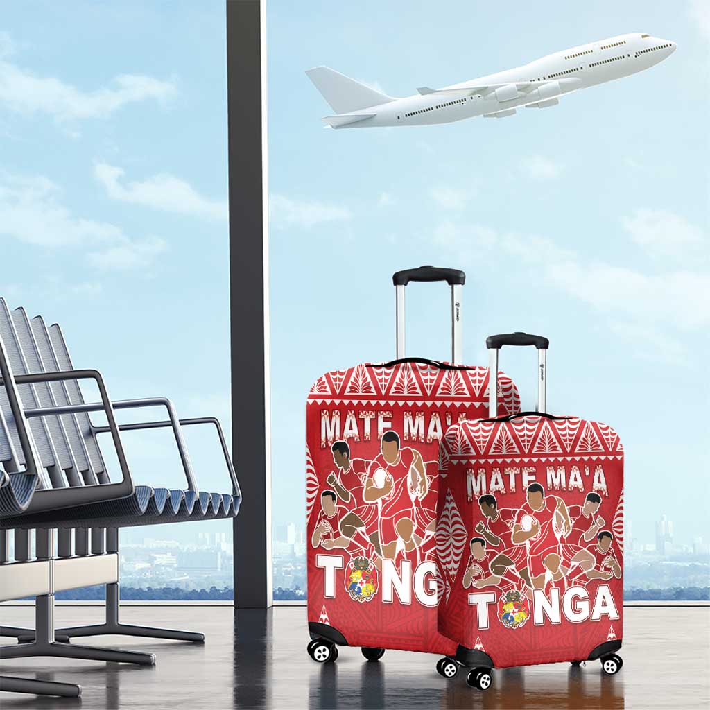 Tonga Rugby Luggage Cover Tonga Mate Ma'a Take The Lead LT05 - Polynesian Pride