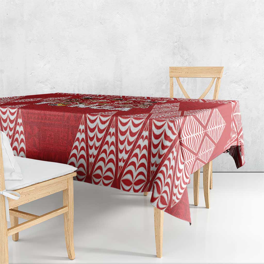 Tonga Rugby Tablecloth Tonga Mate Ma'a Take The Lead LT05 - Polynesian Pride